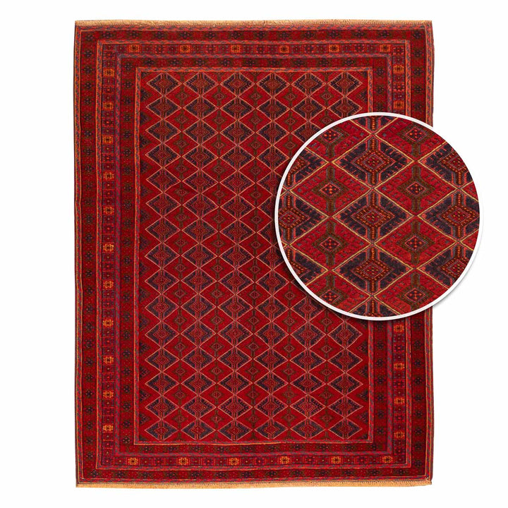 שטיח אוזבקי 00 אדום 195*152 | Uzbek