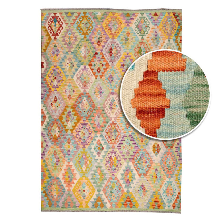 שטיח קילים אפגני 00 צבעוני 248*173