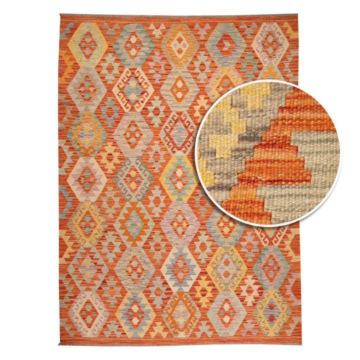 שטיח קילים אפגני 00 צבעוני 240*178