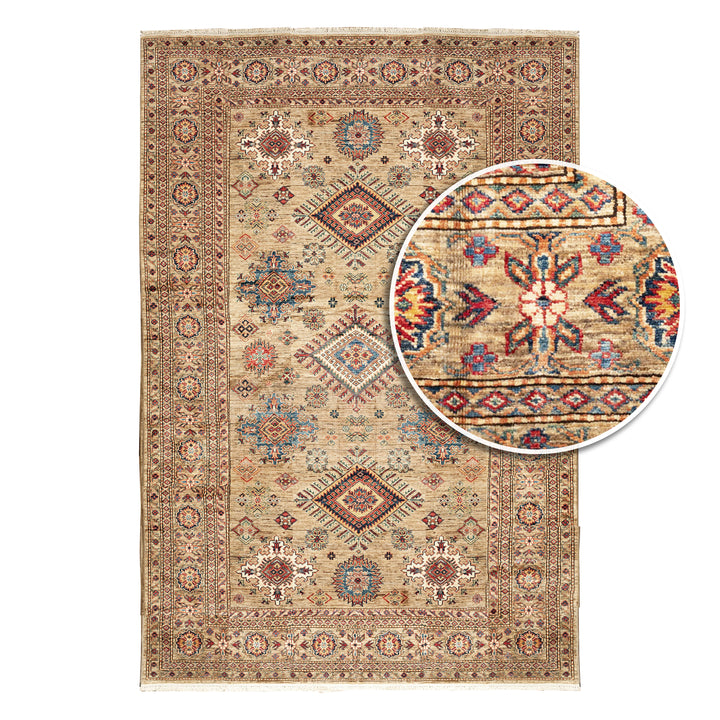 שטיח סופר קזאק 00 צבעוני 306*205 | Super Kazak