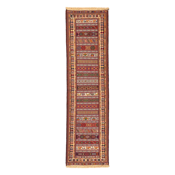 שטיח סומק פרסי 00 צבעוני 248*67 | Persian Sumak