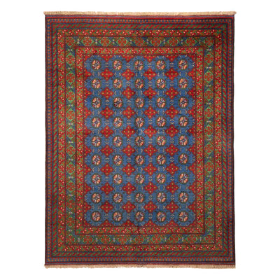 שטיח  אפגני בוכרה 00 כחול 198*151  | Bokhara Rug