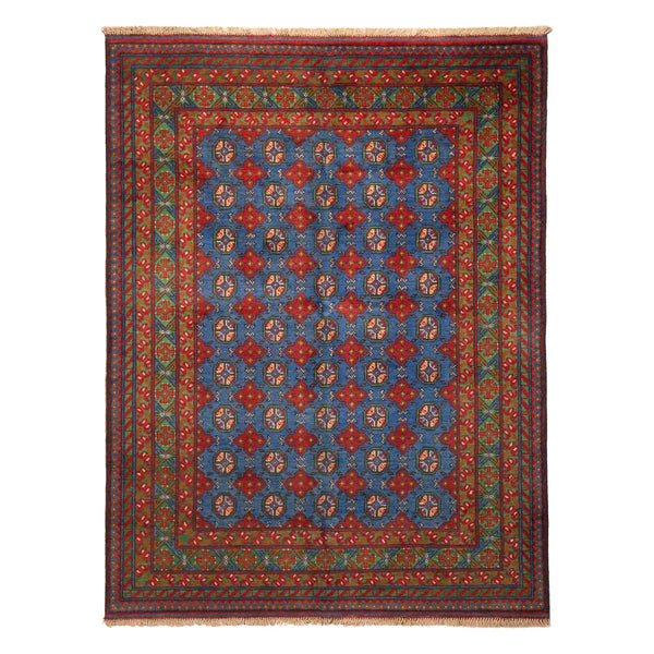 שטיח  אפגני בוכרה 00 כחול 198*151  | Bokhara Rug