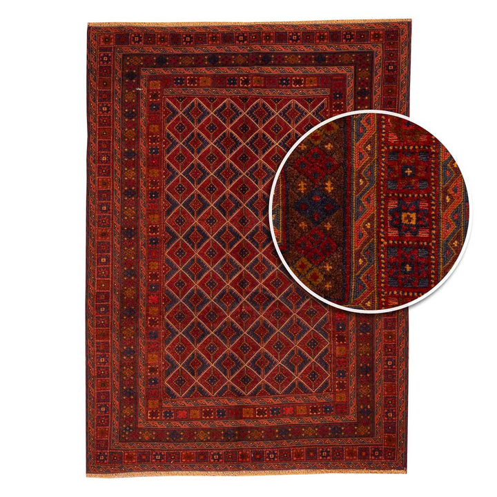 שטיח אוזבקי 00 אדום 200*147 | Uzbek