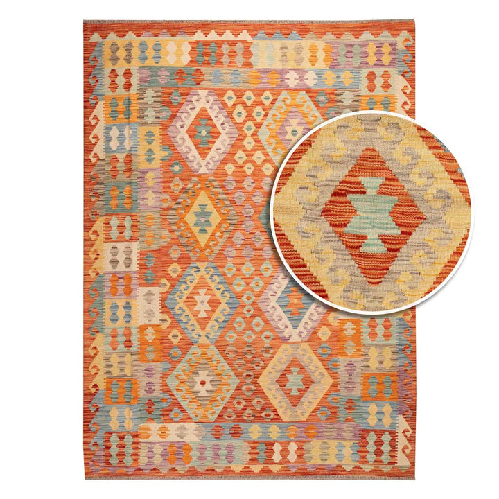 שטיח קילים אפגני 00 צבעוני 248*180