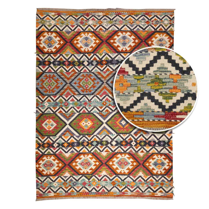 שטיח קילים אפגני 00 צבעוני 256*190