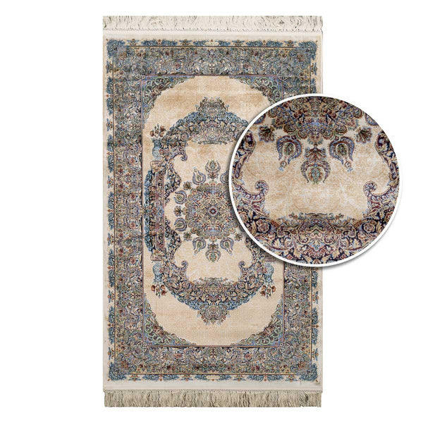 שטיח קום משי 51 בז' | QOM