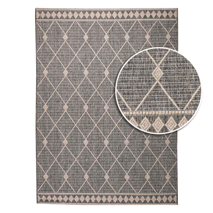 שטיח ונציה 01 אפור | Venice Indoor/Outdoor Rug