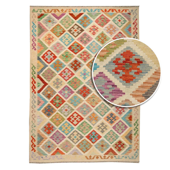 שטיח קילים אפגני 00 צבעוני 243*170