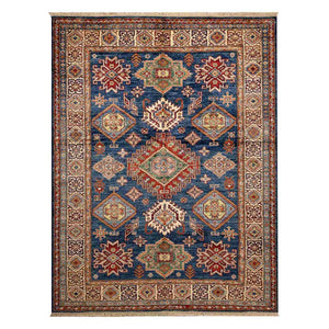 שטיח סופר קזאק 00 כחול 198*150 | Super Kazak