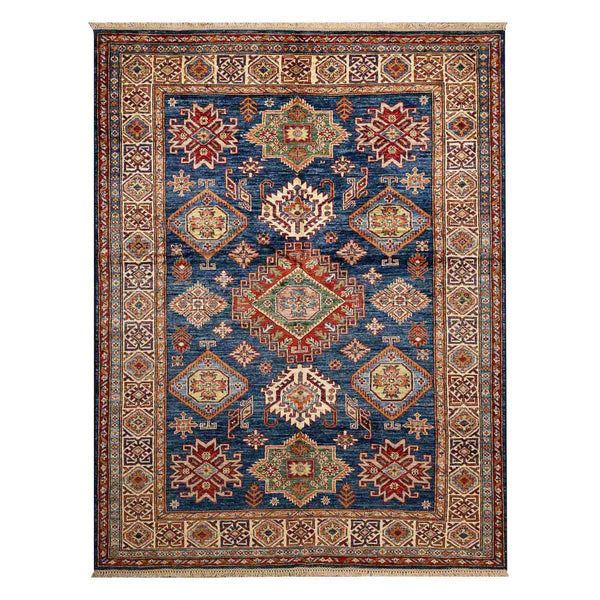 שטיח סופר קזאק 00 כחול 198*150 | Super Kazak