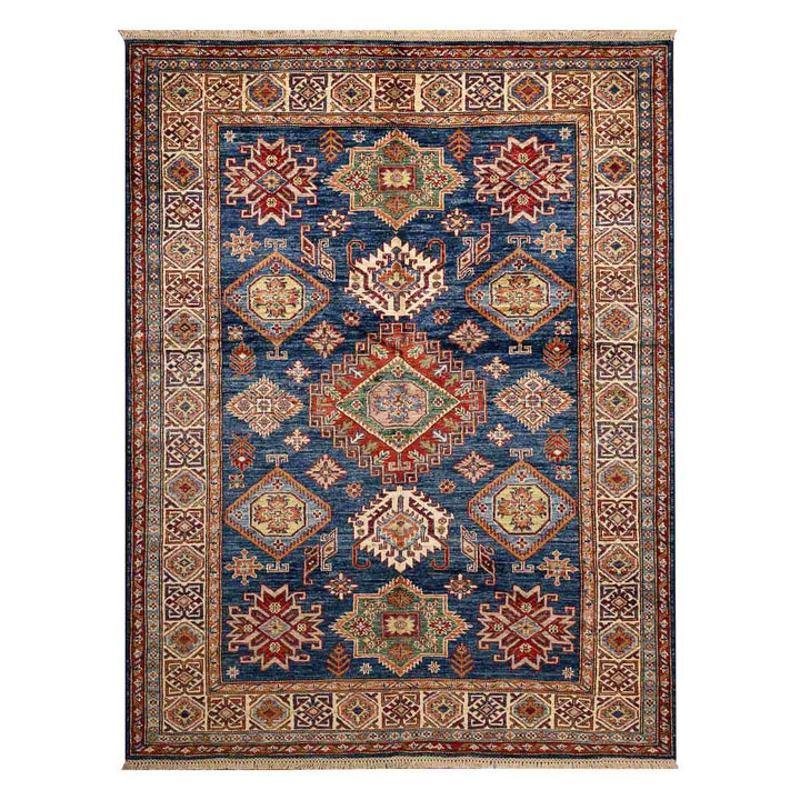 שטיח סופר קזאק 00 כחול 198*150 | Super Kazak