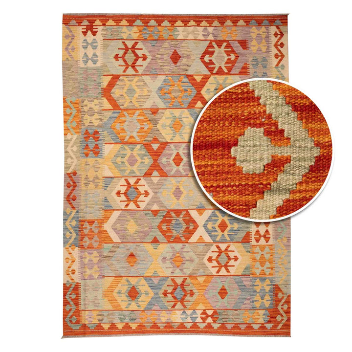 שטיח קילים אפגני 00 צבעוני 237*170