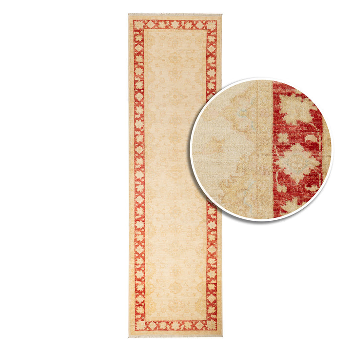 שטיח סופר זיגלר 00 בז' מסגרת בריק  Zigler | 84*295