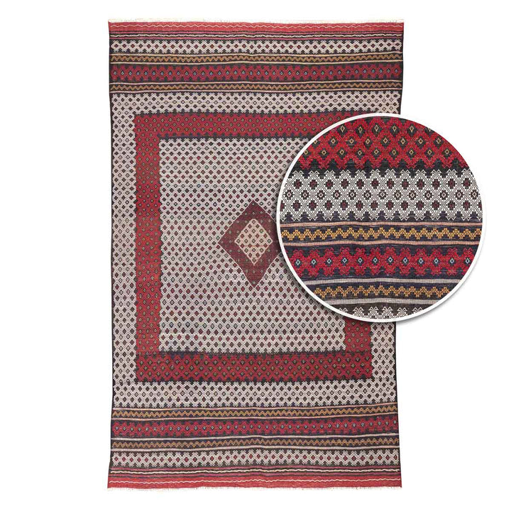 שטיח סומק פרסי 00 צבעוני 203*124 | Persian Sumak