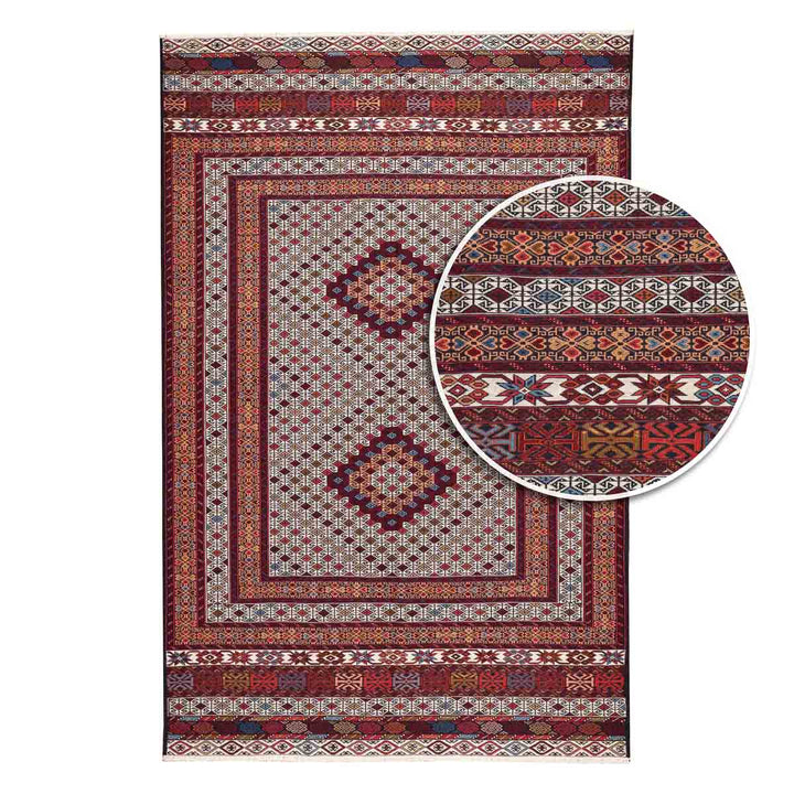 שטיח סומק פרסי 00 צבעוני 174*126 | Persian Sumak