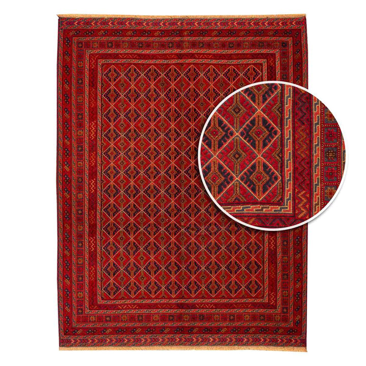 שטיח אוזבקי 00 אדום 196*150 | Uzbek