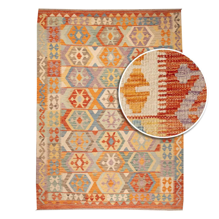 שטיח קילים אפגני 00 צבעוני 244*180