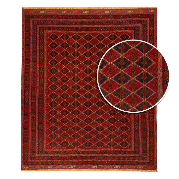 שטיח אוזבקי 00 אדום 182*157 | Uzbek