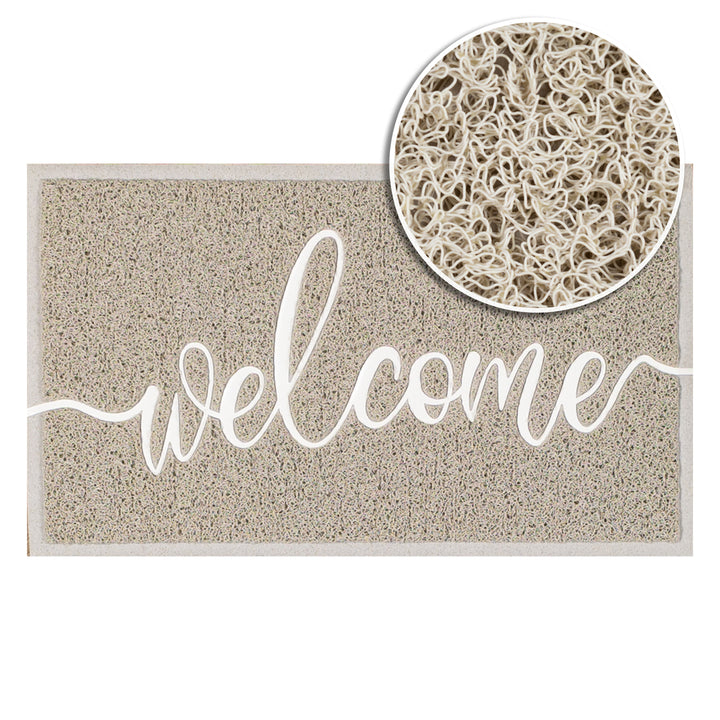 שטיח לכניסה WELCOME 01 בז'