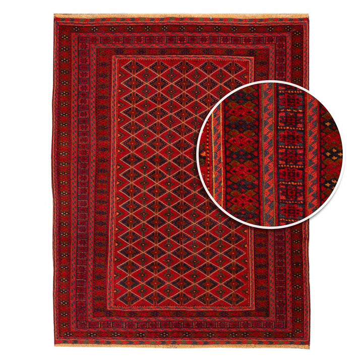 שטיח אוזבקי 00 אדום 185*147 | Uzbek