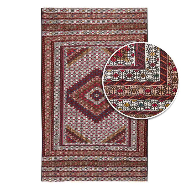 שטיח סומק פרסי 00 צבעוני 219*133| Persian Sumak