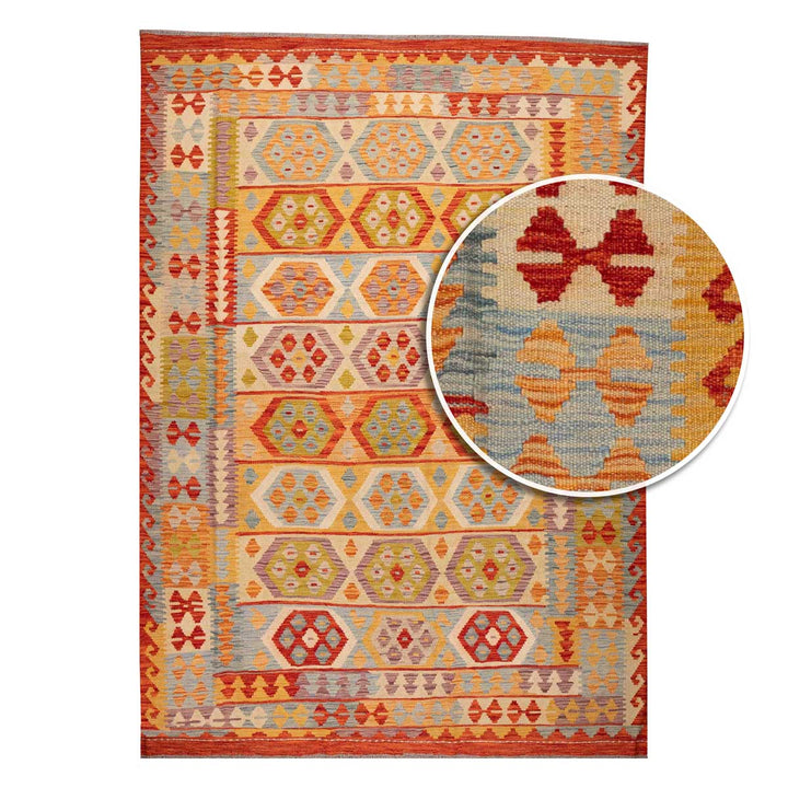 שטיח קילים אפגני 00 צבעוני 250*180