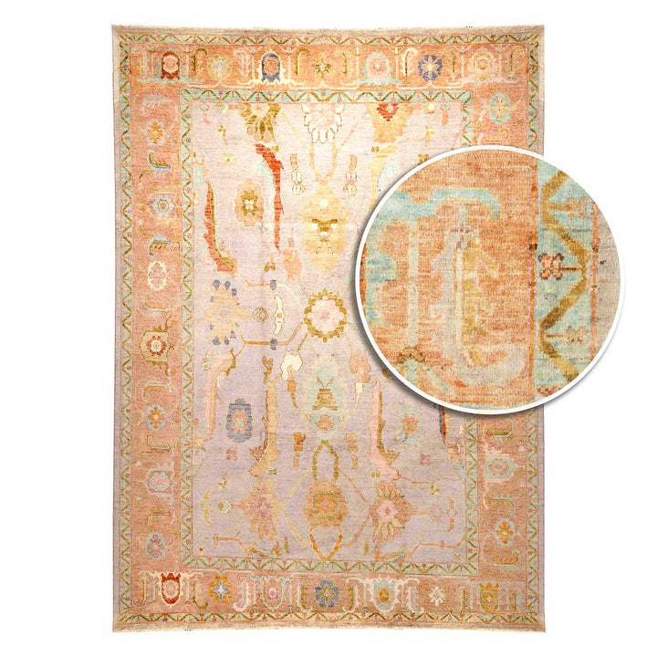 שטיח אושק 00 צבעוני 346*243 | Oushak