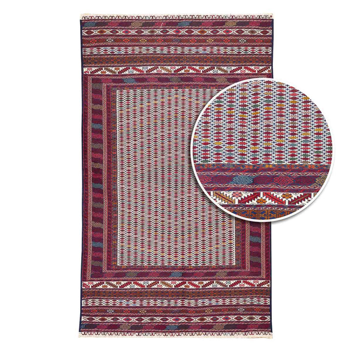 שטיח סומק פרסי 00 צבעוני 197*118 | Persian Sumak