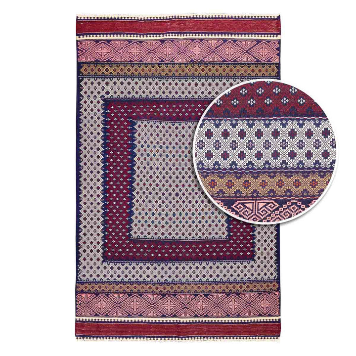 שטיח סומק פרסי 00 צבעוני 194*125 | Persian Sumak