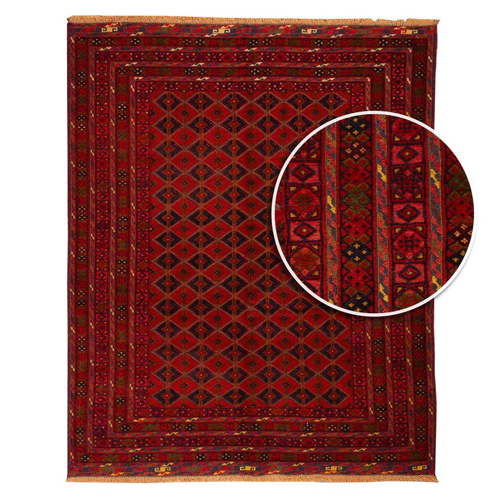 שטיח אוזבקי 00 אדום 197*160 | Uzbek