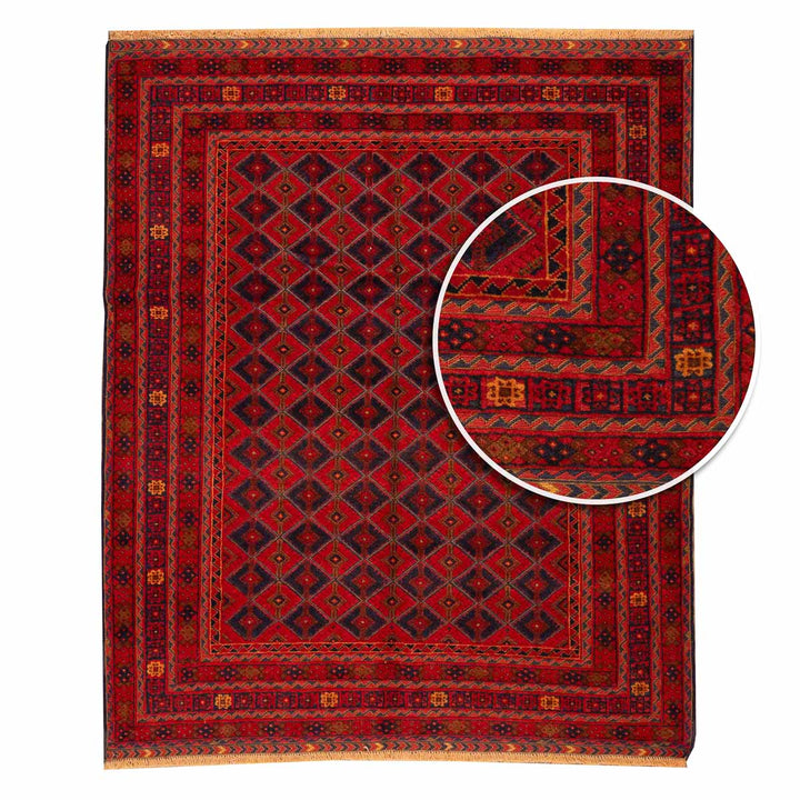 שטיח אוזבקי 00 אדום 190*150 | Uzbek