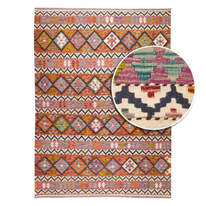 שטיח קילים אפגני 00 צבעוני 240*175