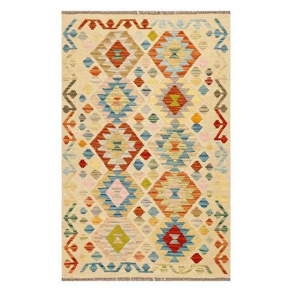 שטיח קילים אפגני 00 צבעוני 152*100
