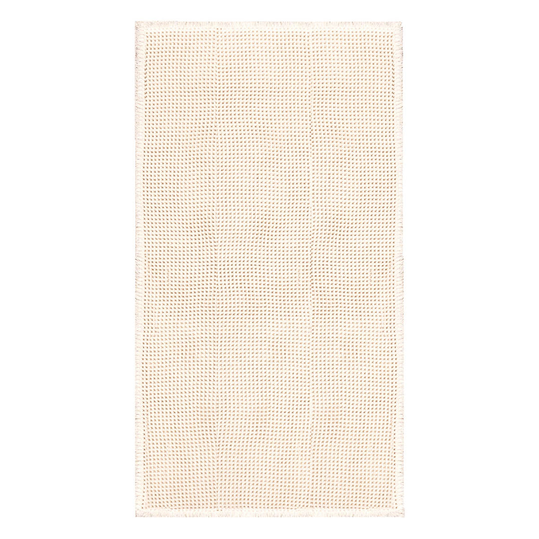 שטיח אמבט אוסקר משובץ 01 קרם | Oscar