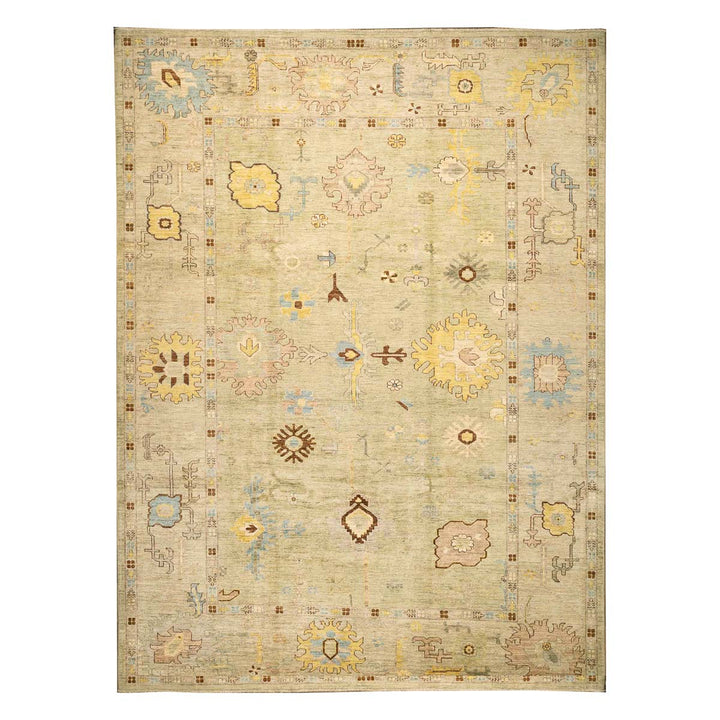 שטיח אושק 00 ירקרק 341*248 | Oushak