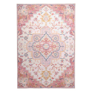 שטיח לוטוס מלכותי 12 קרם\ורוד | Royal Lotus Rug