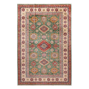 שטיח סופר קזאק 00 ירוק 310*203 | Super Kazak