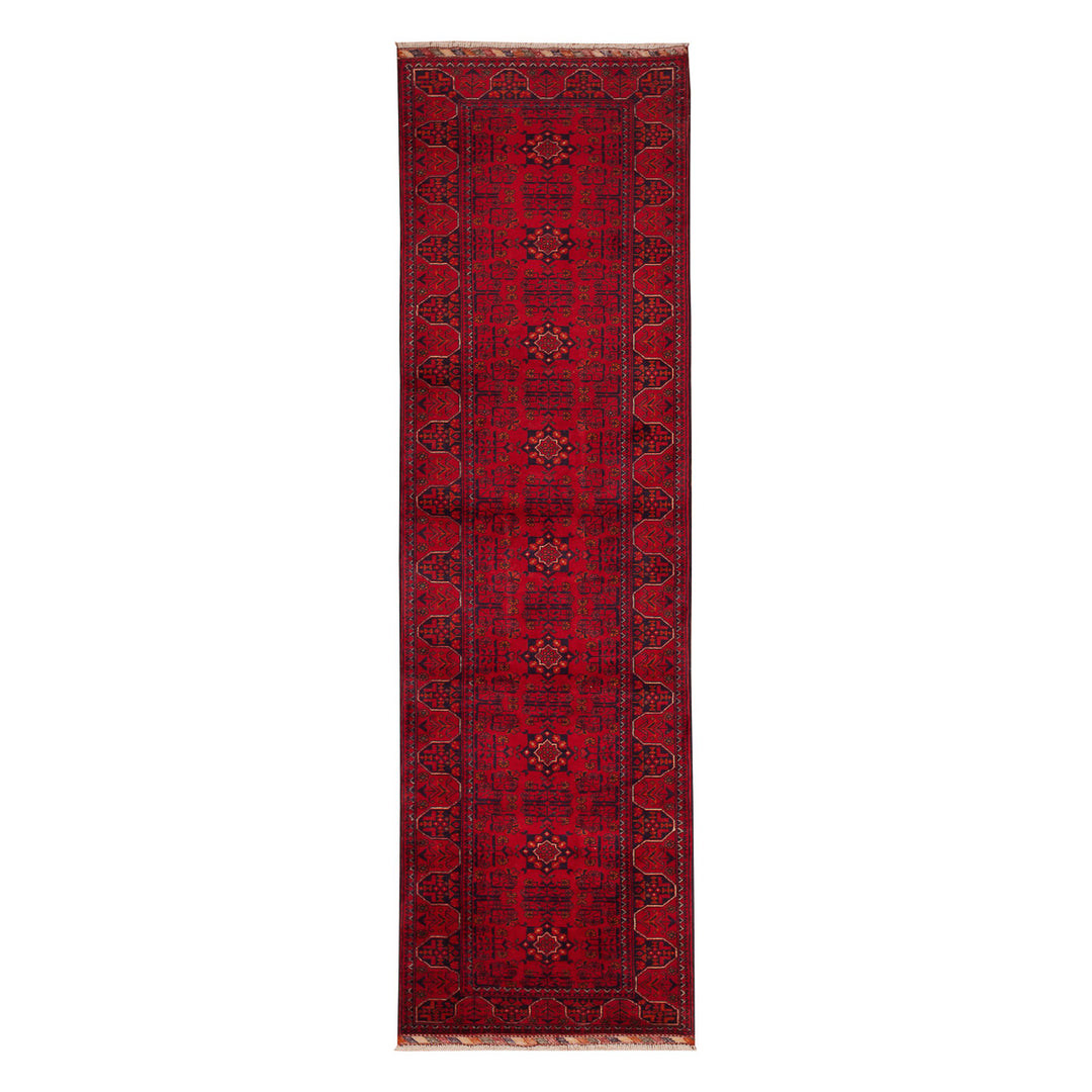 שטיח אפגני חלממדי 00 אדום 294*84