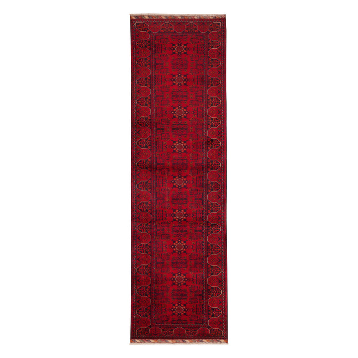 שטיח אפגני חלממדי 00 אדום 294*84