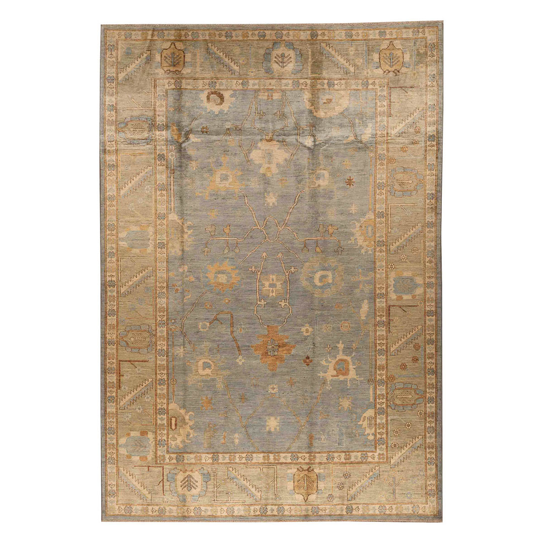 שטיח אושק 00 תכלת 295*205 | Oushak