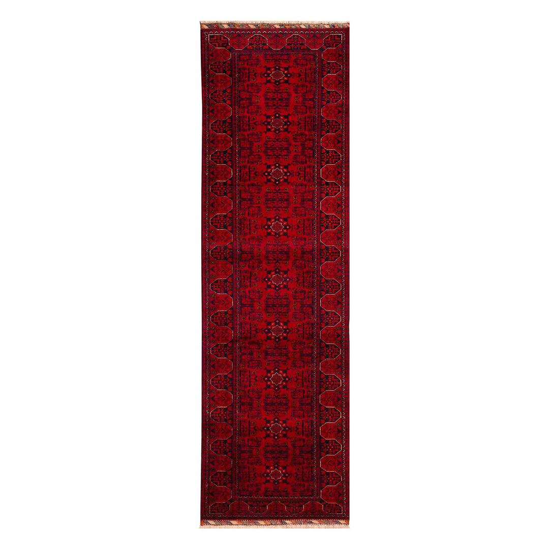 שטיח אפגני חלממדי 00 אדום 296*83