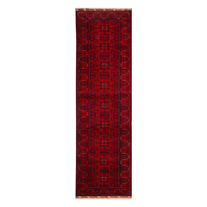 שטיח אפגני חלממדי 00 אדום 296*83