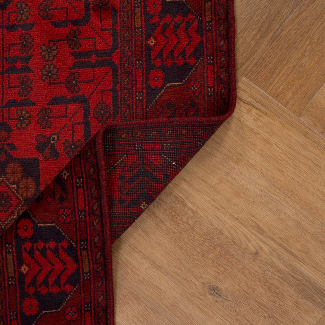 שטיח אפגני חלממדי 00 אדום 296*83