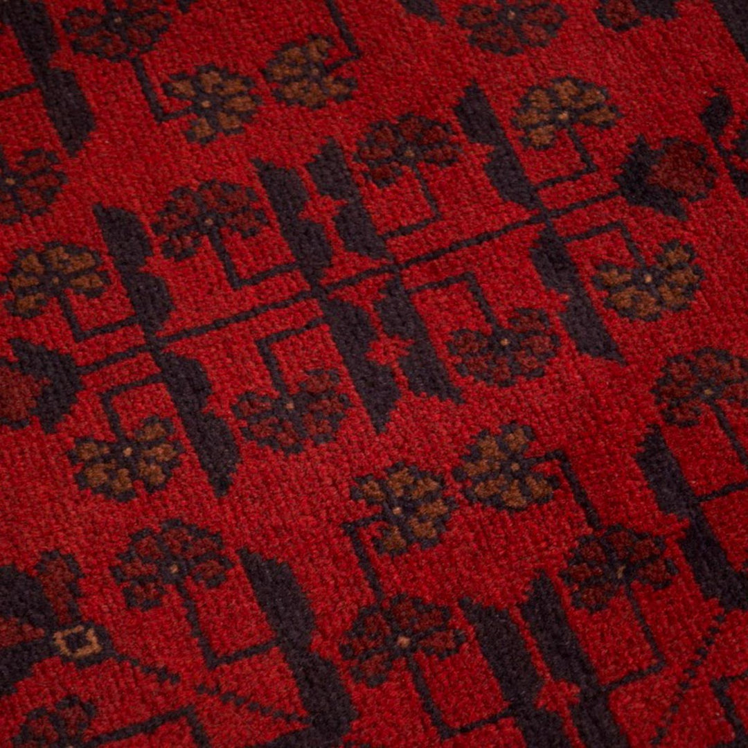 שטיח אפגני חלממדי 00 אדום 296*83