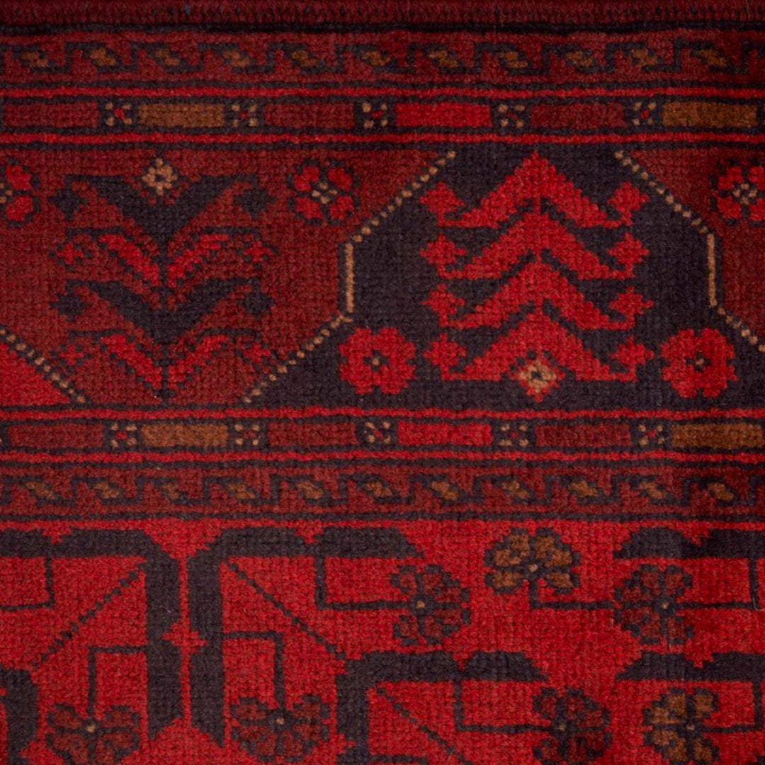 שטיח אפגני חלממדי 00 אדום 296*83