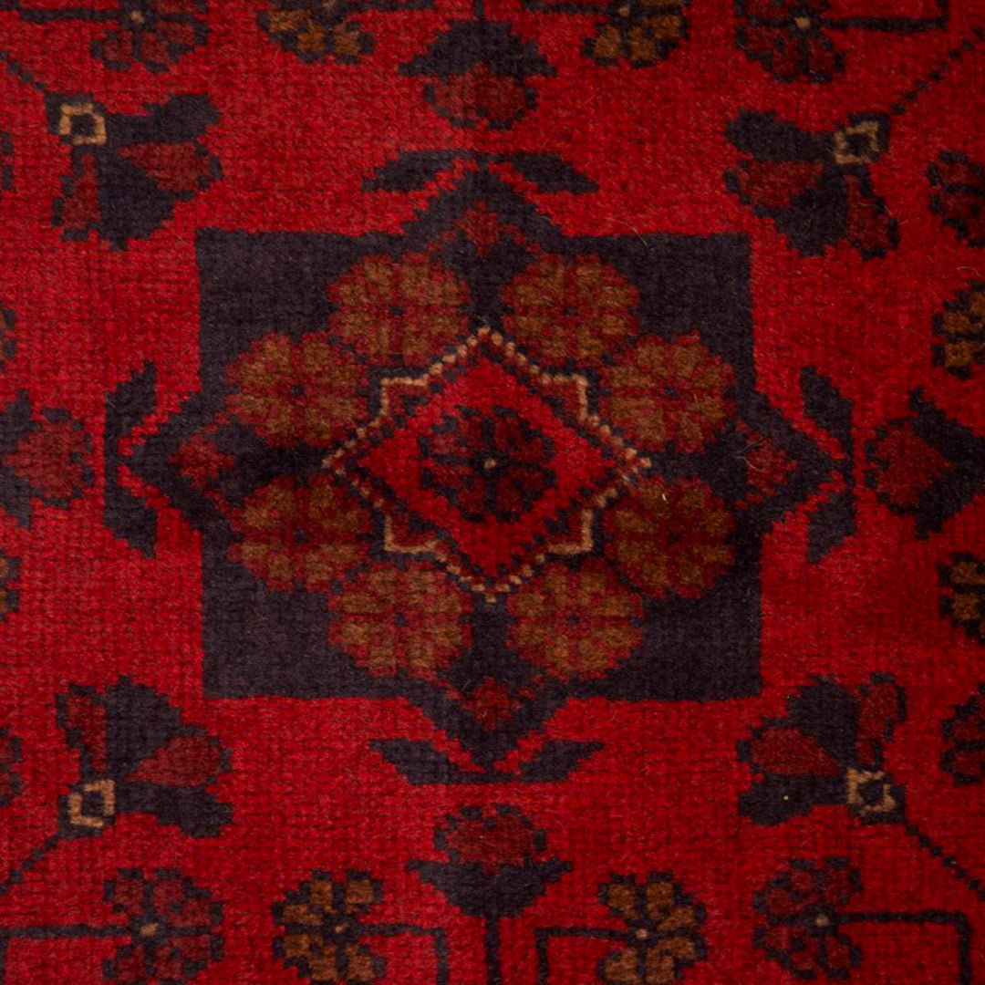 שטיח אפגני חלממדי 00 אדום 296*83