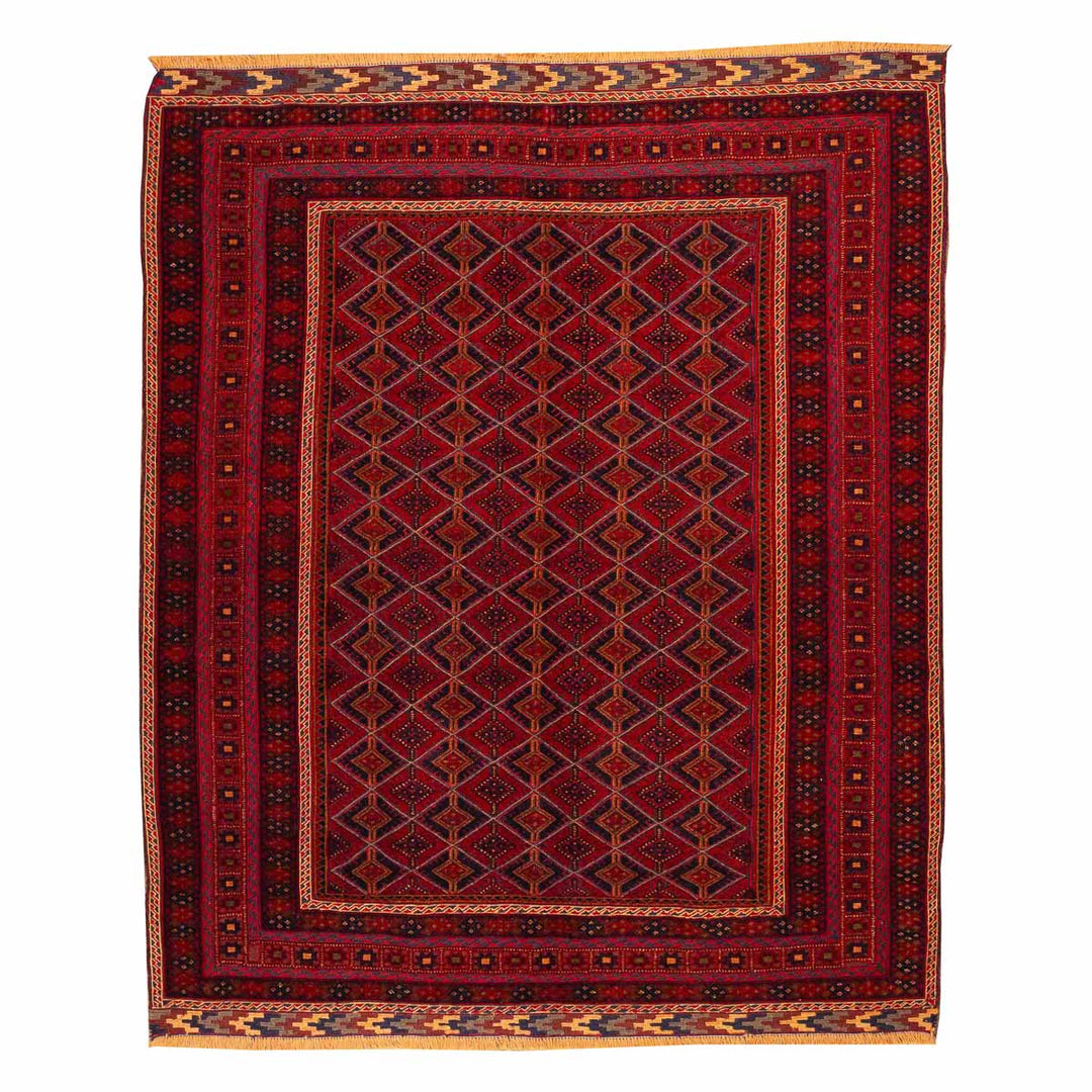 שטיח אוזבקי 00 אדום 193*156 | Uzbek