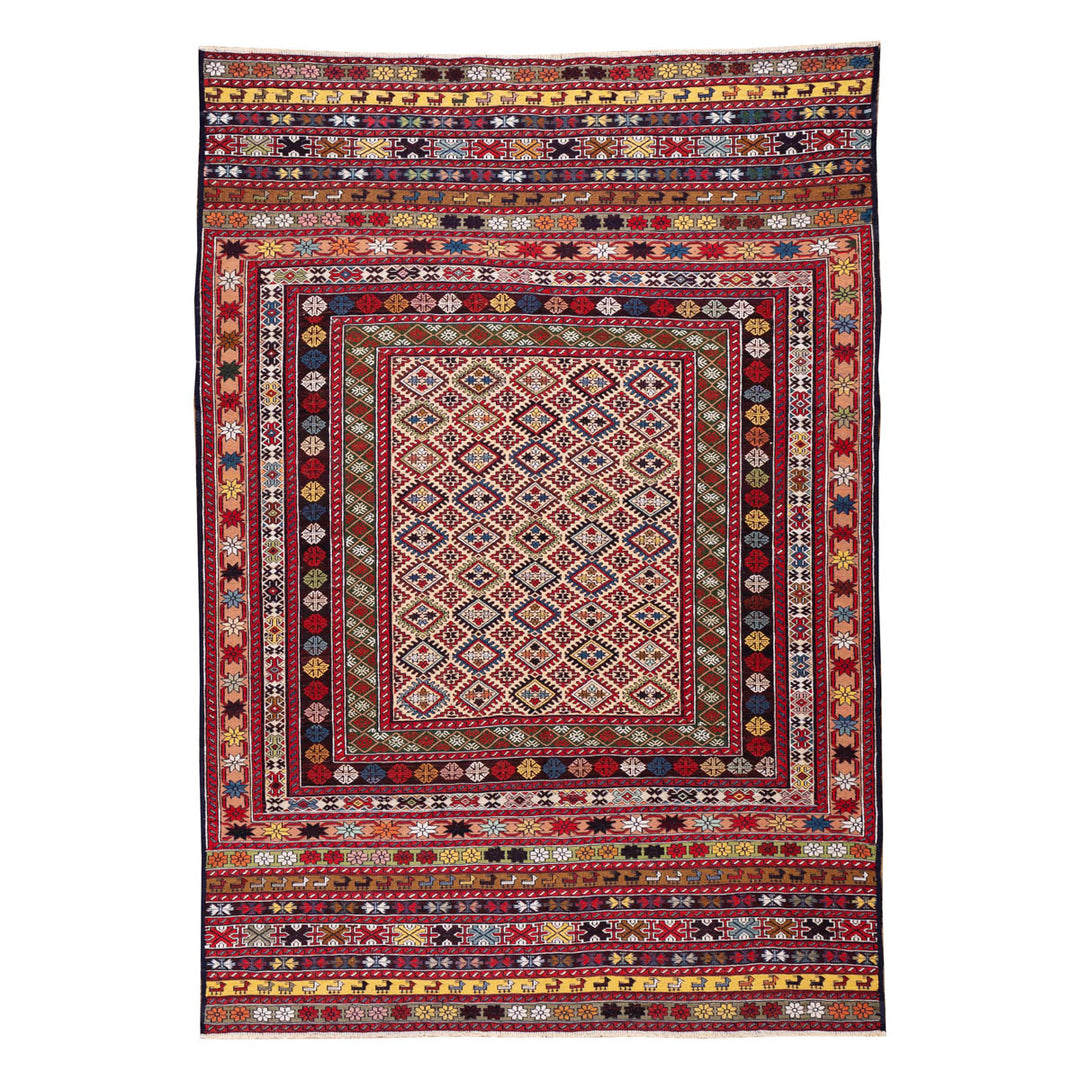 שטיח סומק פרסי 00 צבעוני 190*133| Persian Sumak