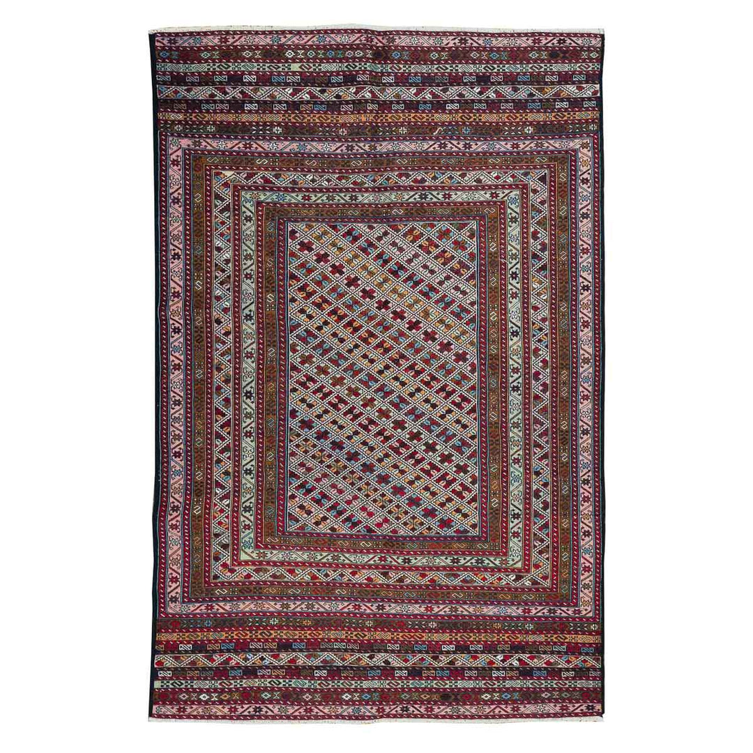 שטיח סומק פרסי 00 צבעוני 207*127 | Persian Sumak